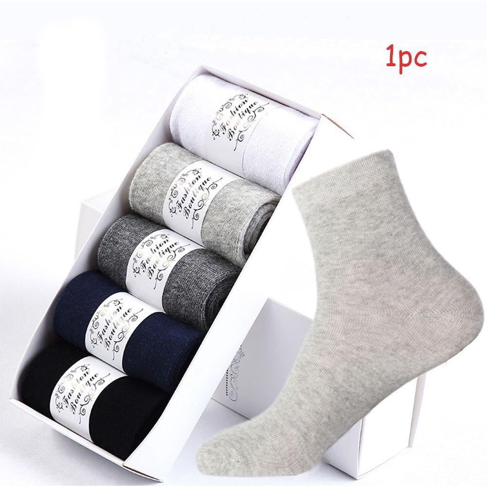 Vớ Cotton Thoáng Khí Thấm Hút Mồ Hôi Tốt Thời Trang Thu Đông Cho Nam
