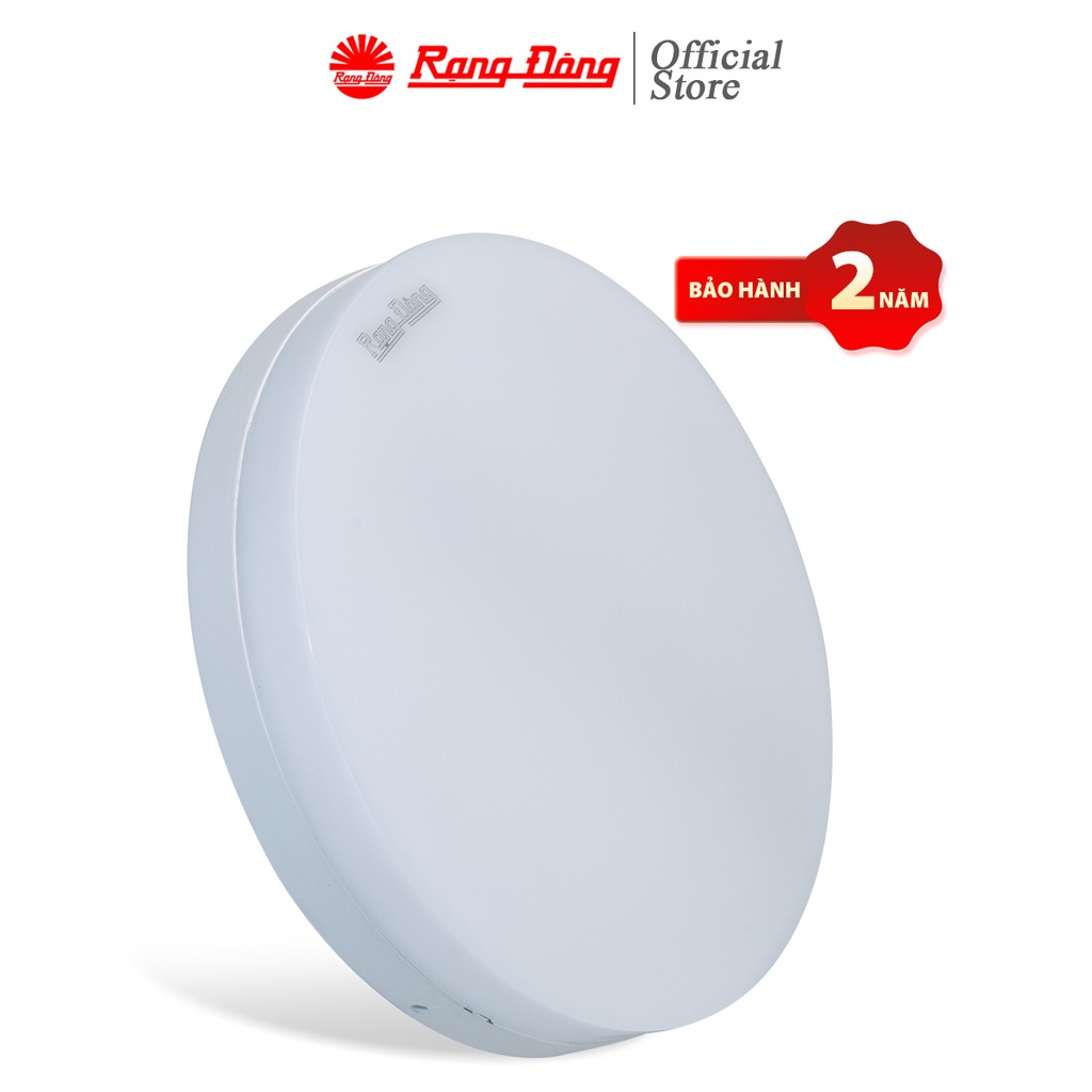 Đèn LED ốp trần tròn Rạng Đông model LN12 đế nhôm