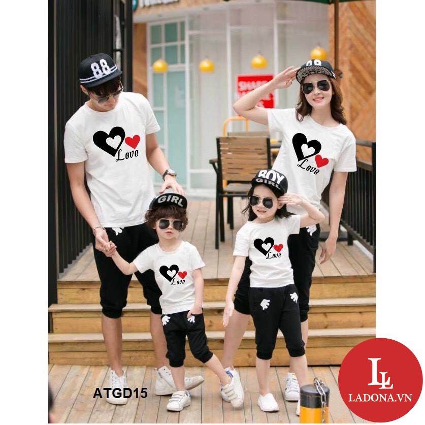 Áo Gia Đình Giá Rẻ MS03 (Giá 1 Áo)