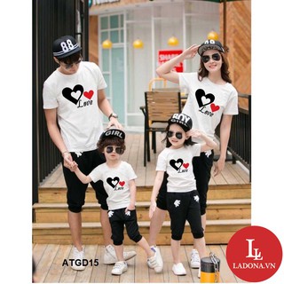 Áo gia đình giá rẻ ms03