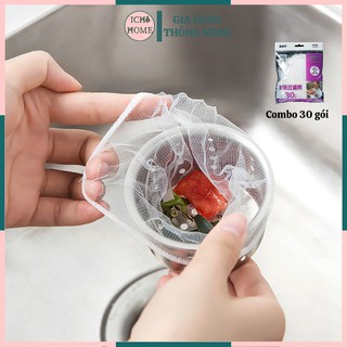Túi Lọc Rác Cho Bồn Rửa Chén Bát Trong Nhà Bếp Làm Sạch Bồn Tiện Lợi Nhanh Chóng [Combo 30 túi]