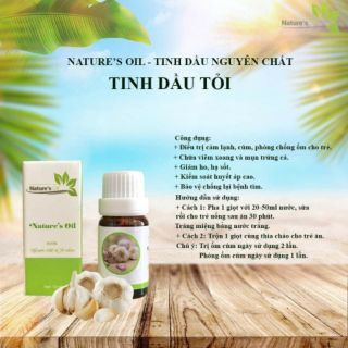 Tinh dầu tỏi nguyên chất
