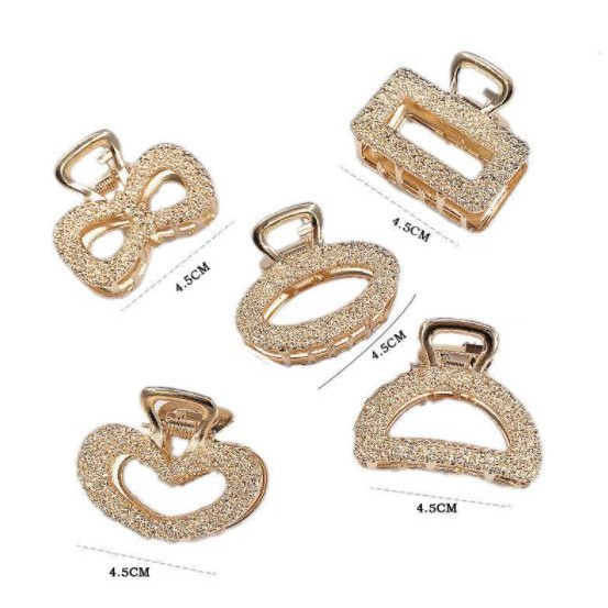Set 5 kẹp tóc càng cua phong cách hàn quốc dễ thương.