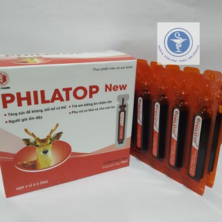 Philatop New hộp 20 ống nhựa
