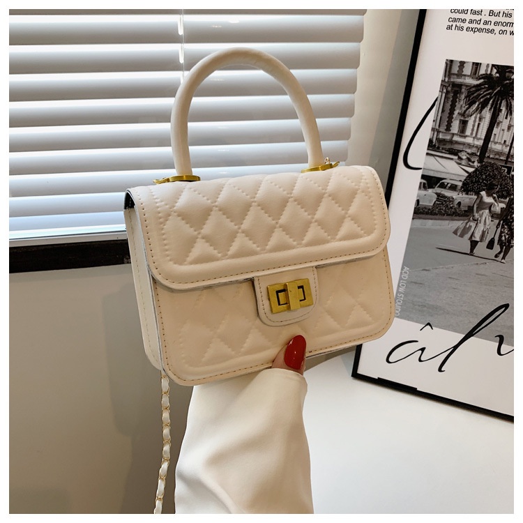 Túi Đeo Vai Hình Vuông Cỡ Nhỏ Thiết Kế Khóa Đơn Giản Thời Trang Xuân Hè Phong Cách retro 2022 Cho Nữ