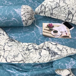 Bộ Drap Thun THÁI LAN 3D mát lạnh 4 món