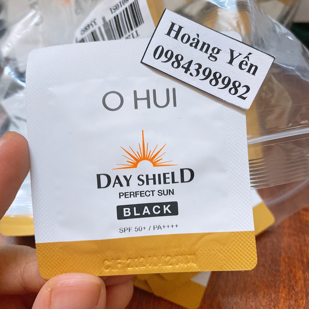[DATE 2024] 1 GÓI Kem Chống nắng Ohui Day Shield Perfect Sun Black SPF 50+/PA+++