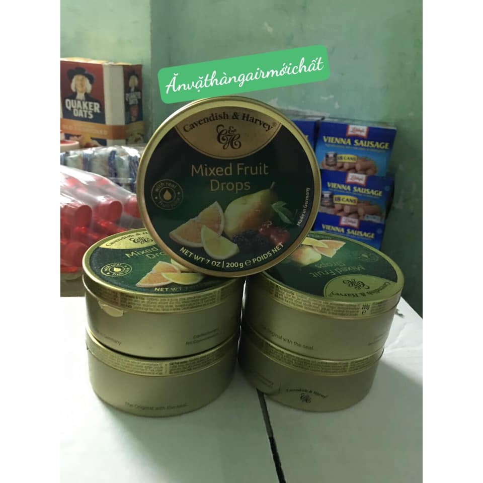 Kẹo Cứng Trái Cây Cavendish & Harvey Đức Đủ Loại 100 gram, 300 gram, 966 gram