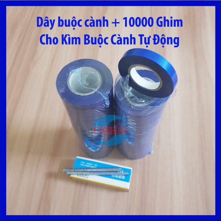 Dây Buộc Cành 40 Cuộn + 10 Nghìn Ghim Cho Kìm Buộc Cành Tự động