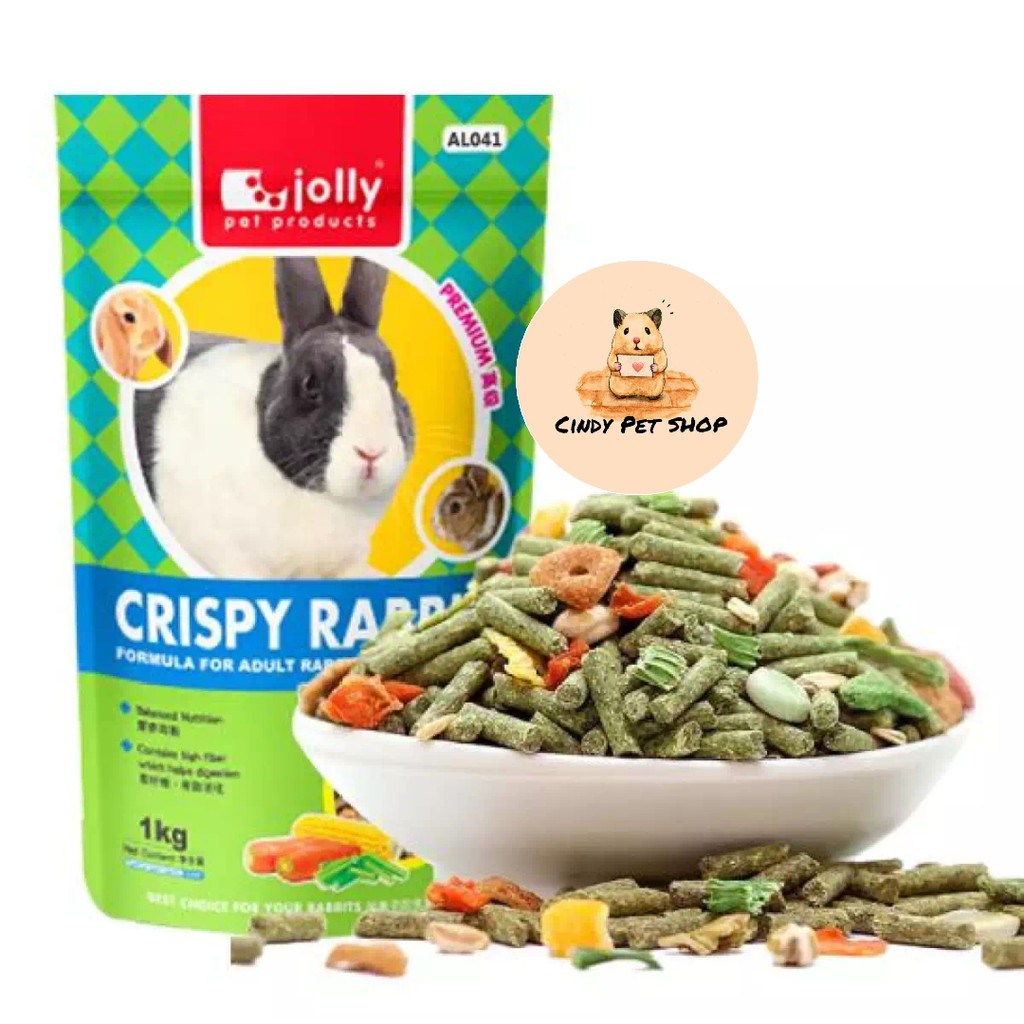 Thức ăn mix rau củ quả cho Thỏ trưởng thành - Jolly Crispy Rabbit
