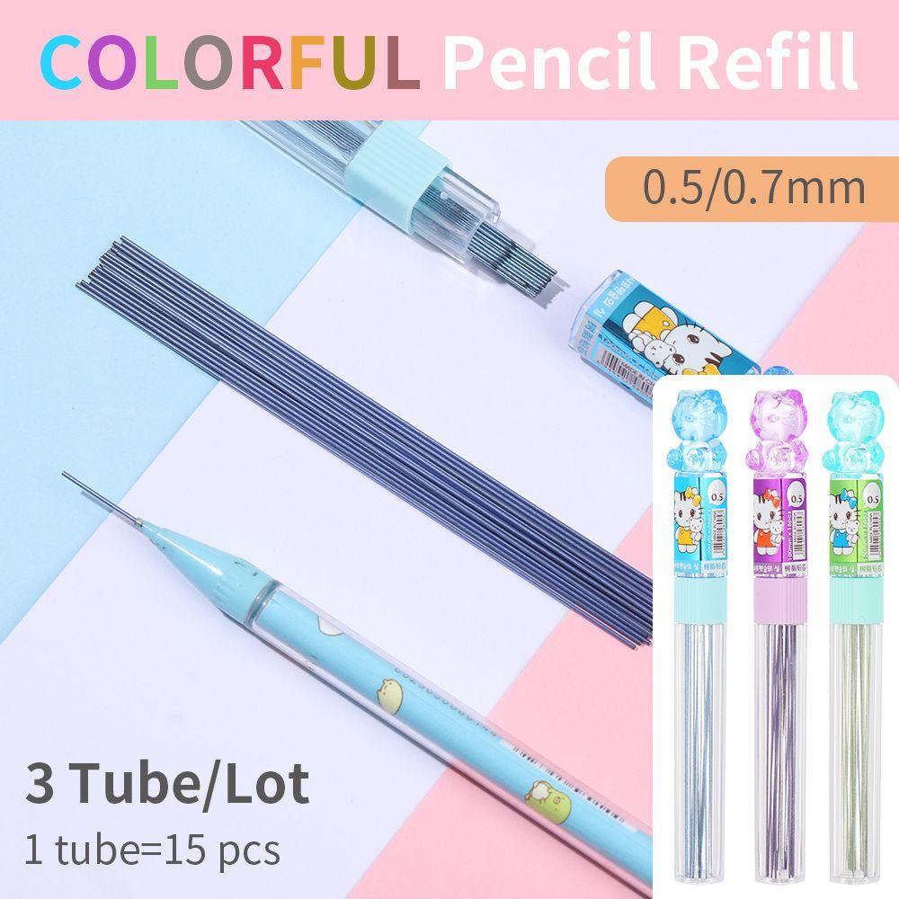 Set 15 Bút Chì Ngòi 0.5 / 0.7 mm Nhiều Màu Sắc Bắt Mắt Tiện Dụng