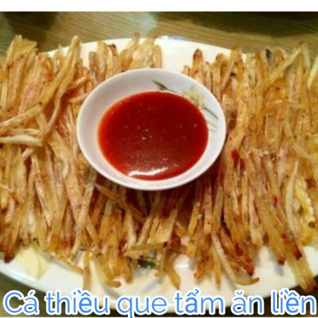 |250gr| Khô Cá Thiều Tẩm Vị ăn liền (dạng que)