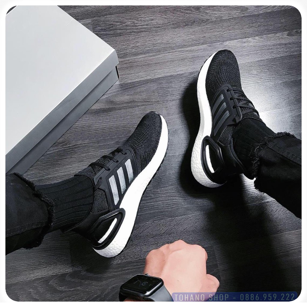Giày Sneaker Giày Thể Thao Nam Nữ Ultra Boost 6.0 Màu Đen Trắng | BigBuy360 - bigbuy360.vn