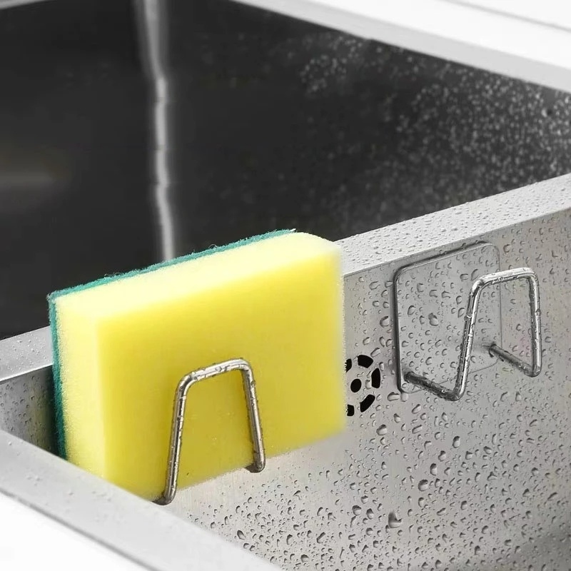 Giá Đỡ Miếng Rửa Chén 4.8*4.8cm Bằng Thép Không Gỉ