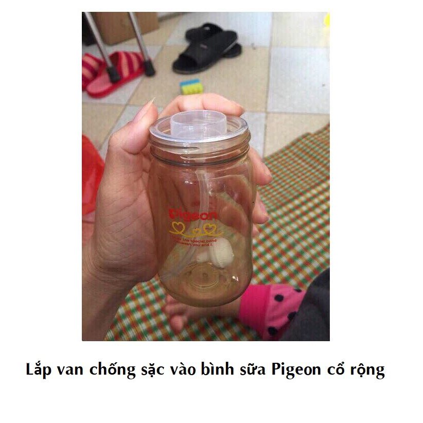  Van chống sặc bình pigoen cổ rộng