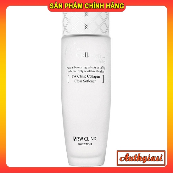 Nước hoa hồng trắng da 3W Clinic Collagen Clear Softener NHH | BigBuy360 - bigbuy360.vn