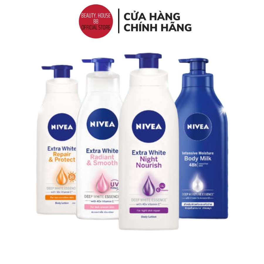 Sữa Dưỡng Thể Dưỡng Trắng NIVEA Chai 350ml