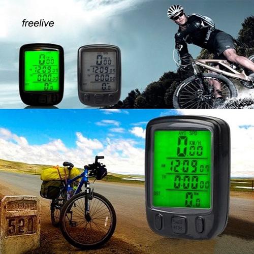 Đồng hồ đo tốc độ xe đạp màn hình LCD chống nước