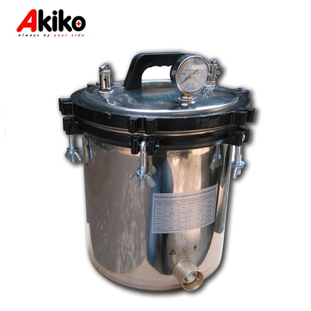 Nồi hấp tiệt trùng y tế inox 18L, hàng nhập khẩu tuyệt đối an toàn, vật liệu tốt, bao không rỉ