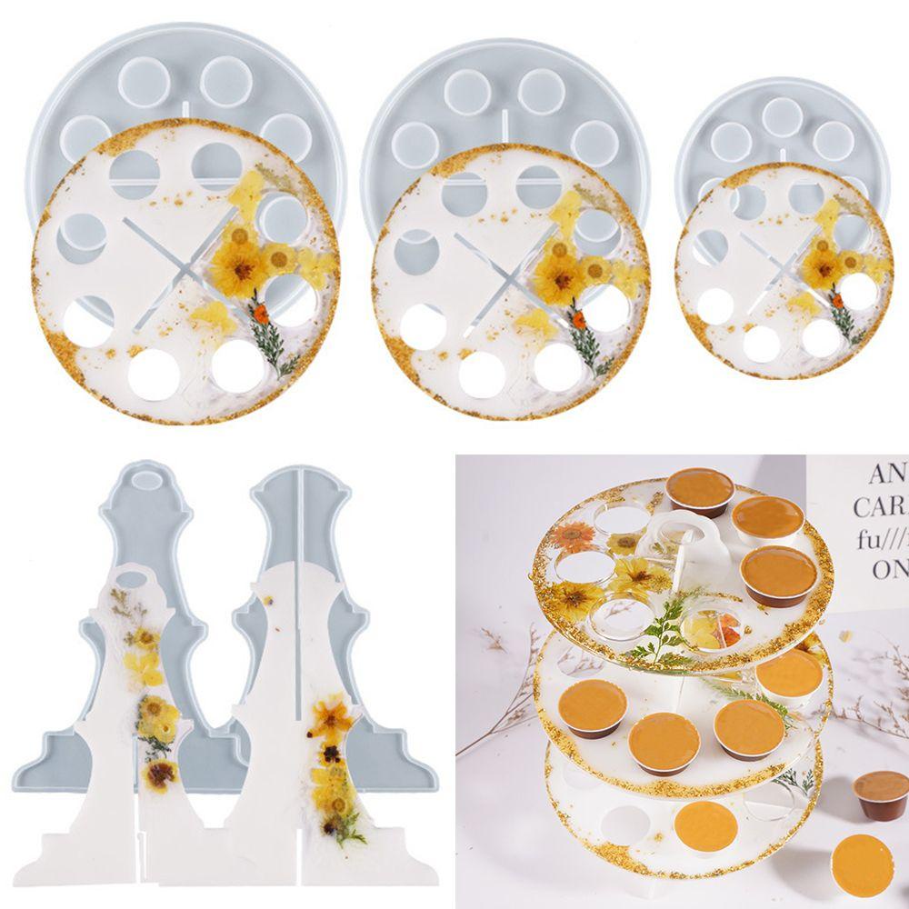 KRNY Khuôn Làm Đồ Tráng Miệng Thủ Công Bằng Nhựa Resin
