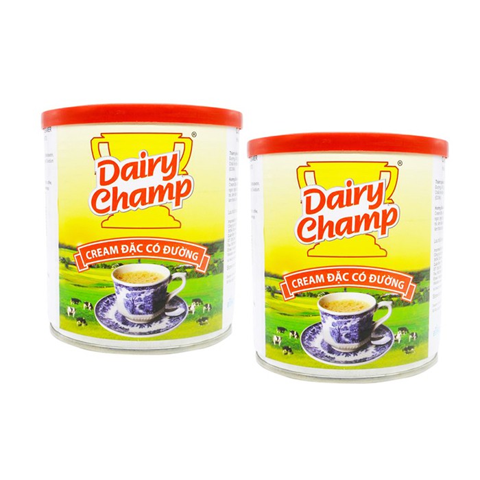 Sữa Đặc Có Đường Dairy Champ Lon 1kg Thích Hợp Pha Cà Phê, Làm Sữa Chua, Bánh Flan...