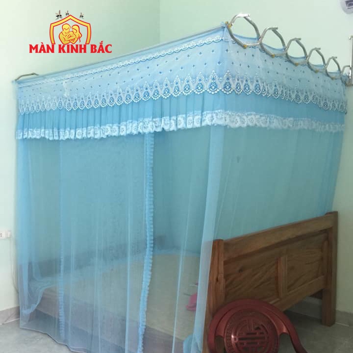 Màn khung xếp gọn trọn bộ Khung+ Màn Tuyn lạnh cao cấp