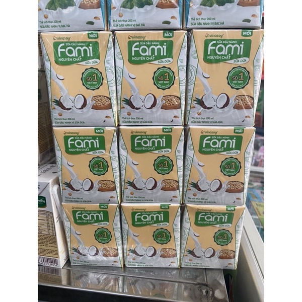 Sữa Fami dừa 1 thùng