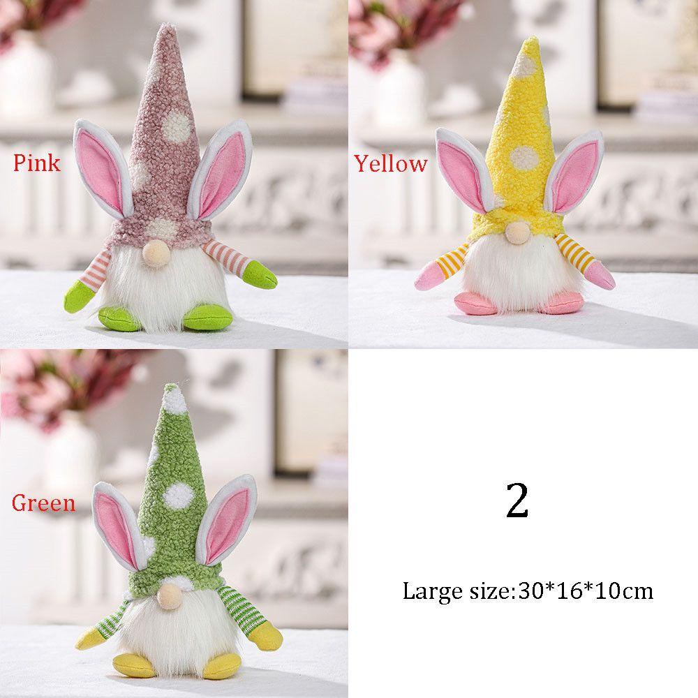 LONTIME Búp Bê Hình Chú Thỏ Có Đèn Để Bàn Trang Trí
