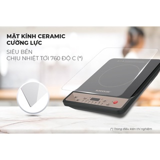 Bếp từ đơn Sunhouse SHD6160 công suất 1800W, tặng kèm nồi lẩu