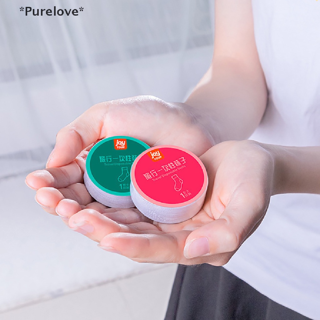 Set 5 Đôi Tất Dạng Nén Thoáng Khí Sử Dụng Một Lần Tiện Lợi Khi Đi Du Lịch