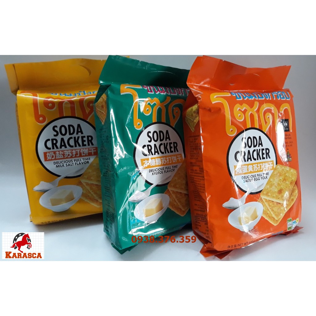 Bánh Quy Mặn Soda Cracker Thái Lan 400g