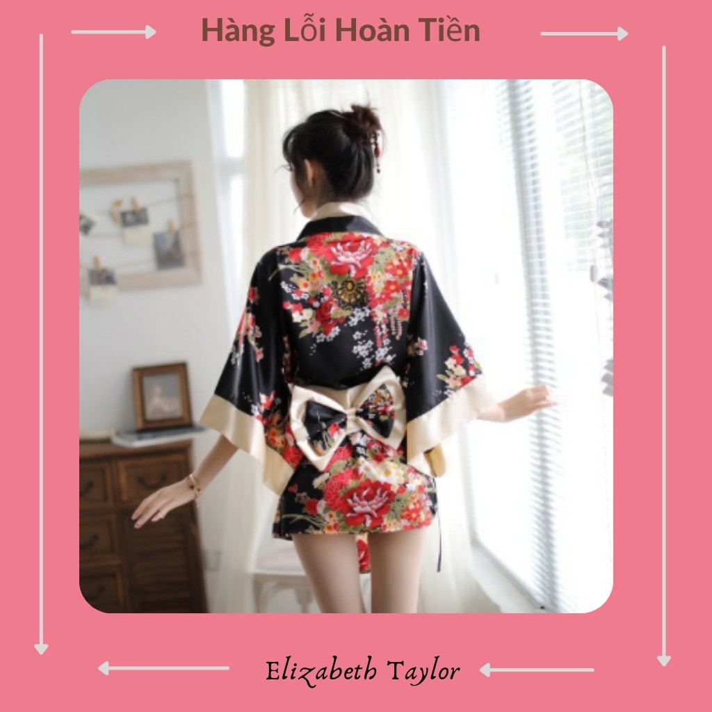 Cosplay Kimono Nhật Bản Kèm Đồ Lót Quyến Rũ, Cosplay Sexy