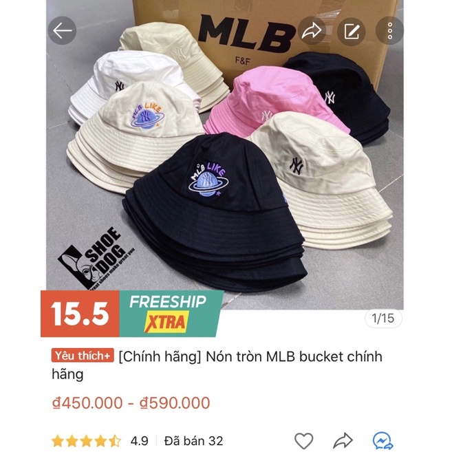 [Chính hãng]Nón MLB lưới thoáng nhẹ hợp cho mùa hè