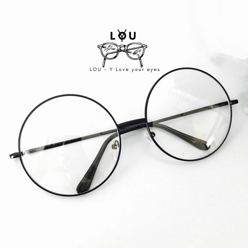 kính gọng tròn nobita kim loại cực dễ thương