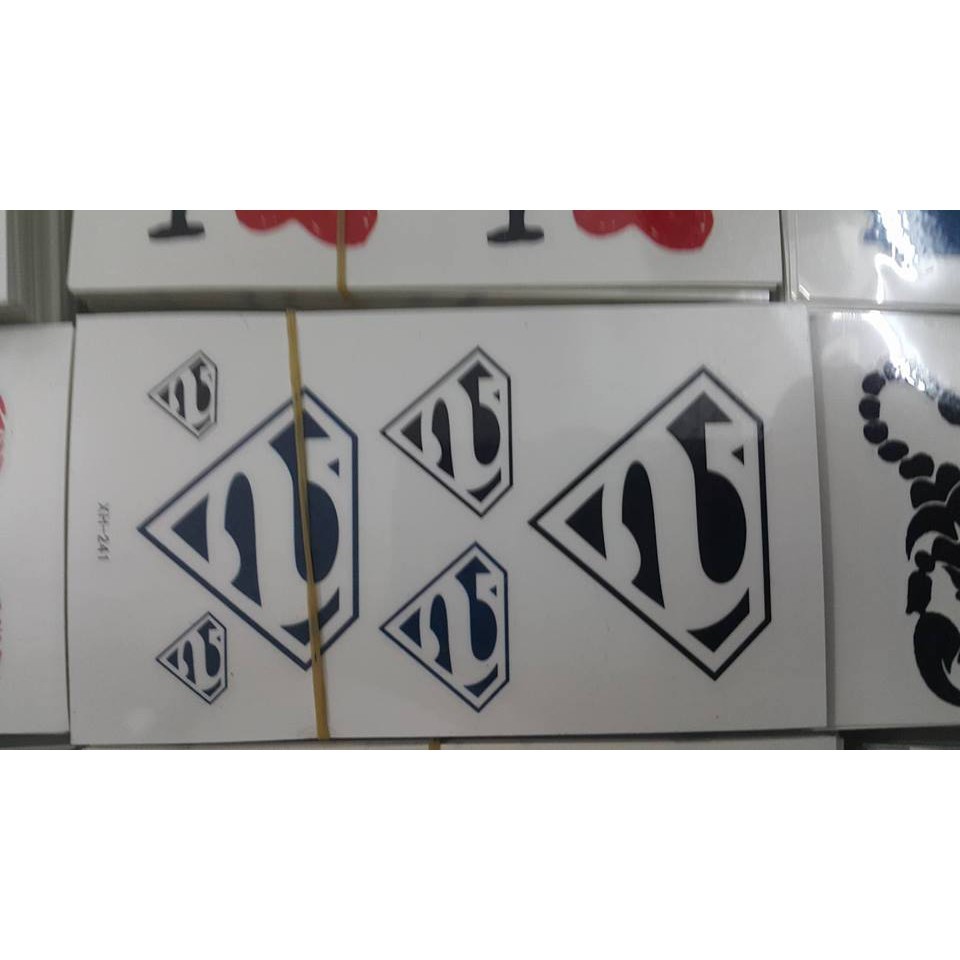 xăm dán  tatoo-MS19