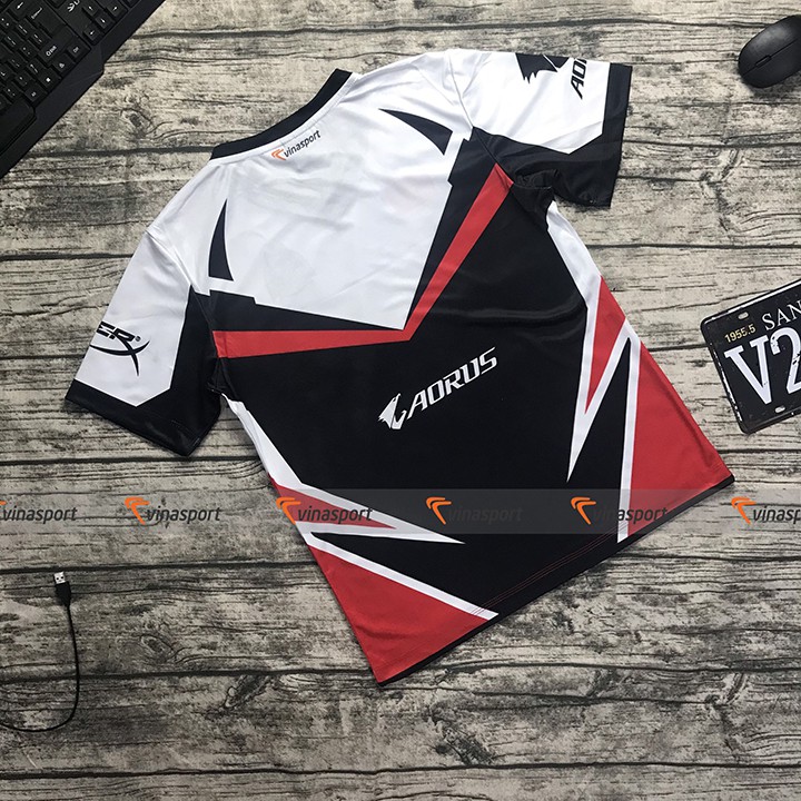 Áo thun game thủ thi đấu Esports nam ngắn tay – Mẫu thiết kế PUBG Wolves