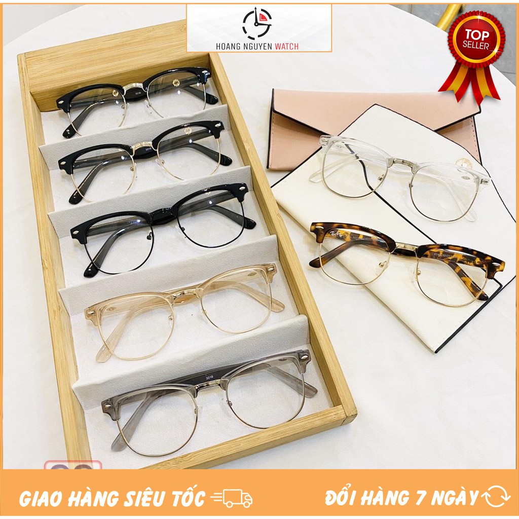 MKC021 [GIÁ SỈ] MẮT KÍNH GIẢ CẬN NỬA GỌNG TRONG SUỐT CỰC ĐẸP