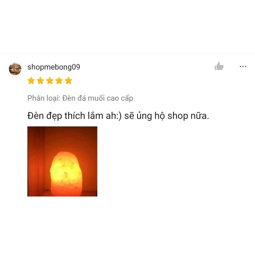 Đèn đá muối Himalaya phong thủy tài lộc loại 1 chính hãng Pakistan