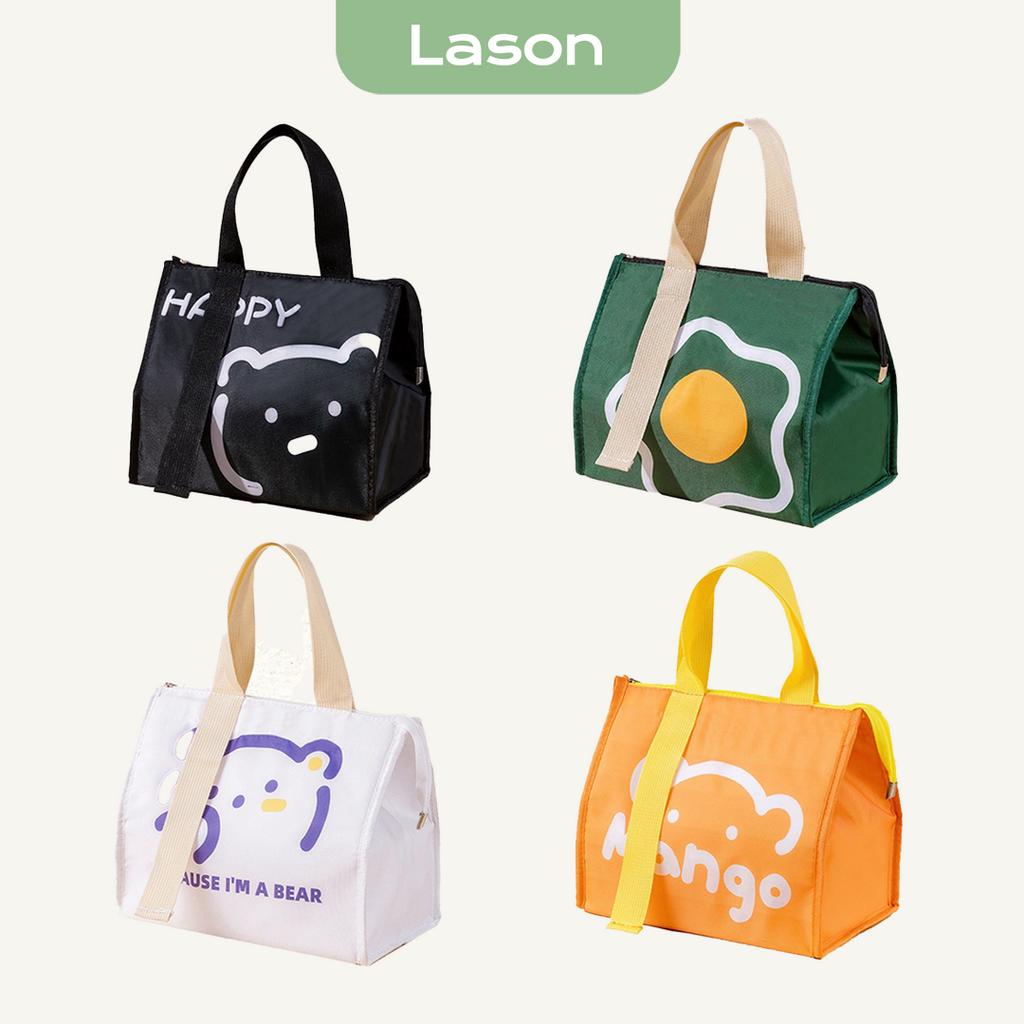 Túi đựng hộp cơm giữ nhiệt Lason, túi giữ nhiệt cà men, cặp lồng TMDT-TC00122