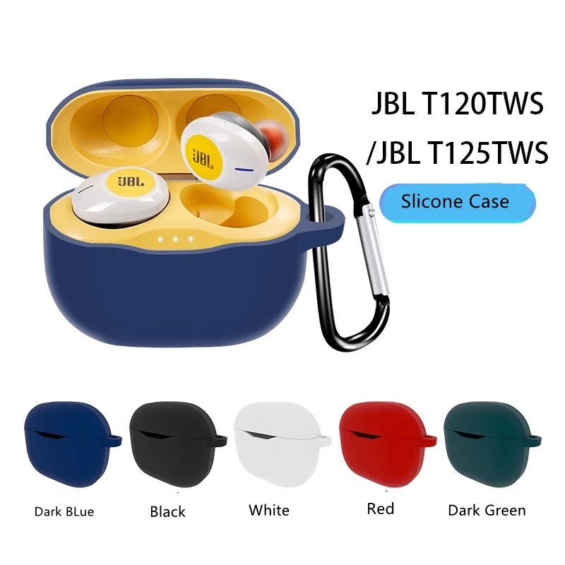 Hộp Đựng Bảo Vệ Tai Nghe Jbl Tune 120TWS Case T120 T125 TWS Bằng Silicon