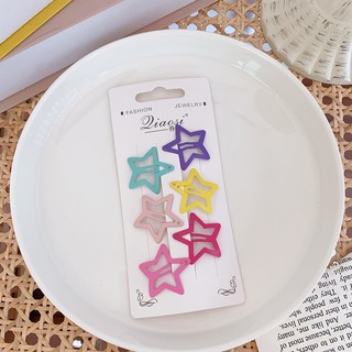 Kẹp tóc mái Hàn Quốc (set 6) siêu cute