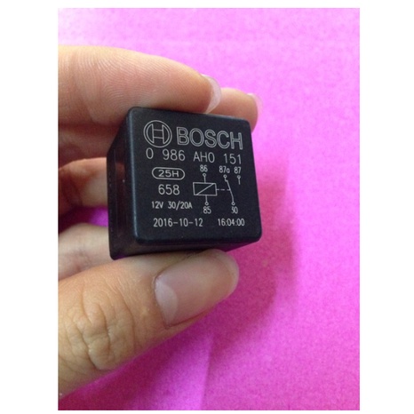 Rơ le Bosch 4 chân - 5 chân to 12V 30A
