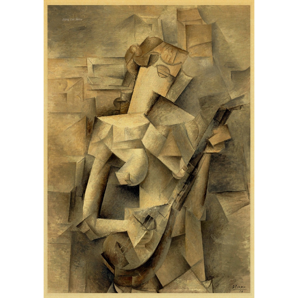 Tranh Treo Tường Phong Cách Picasso Cổ Điển MS: 252