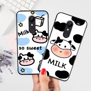 ỐP LƯNG XIAOMI REDMI NOTE 4 - NOTE 4X - REDMI 5 - REDMI 5 PLUS IN HÌNH BÒ SŨA  CHẤT LƯỢNG