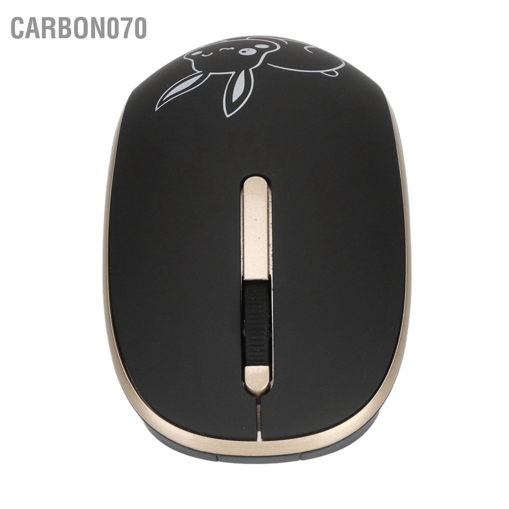 [Hàng HOT] Chuột Không Dây USB / Type-C 1200DPI Họa Tiết Thỏ Dễ Thương Cho Văn Phòng【Carbon070】