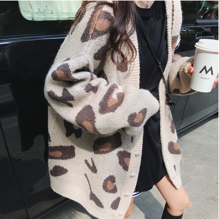 Cadigan Len Nữ Loang Hình Cá tính 818