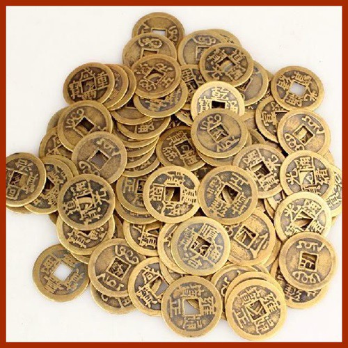 Dây xu Tam tài  - treo xe, treo cửa, mix linh vật, ......