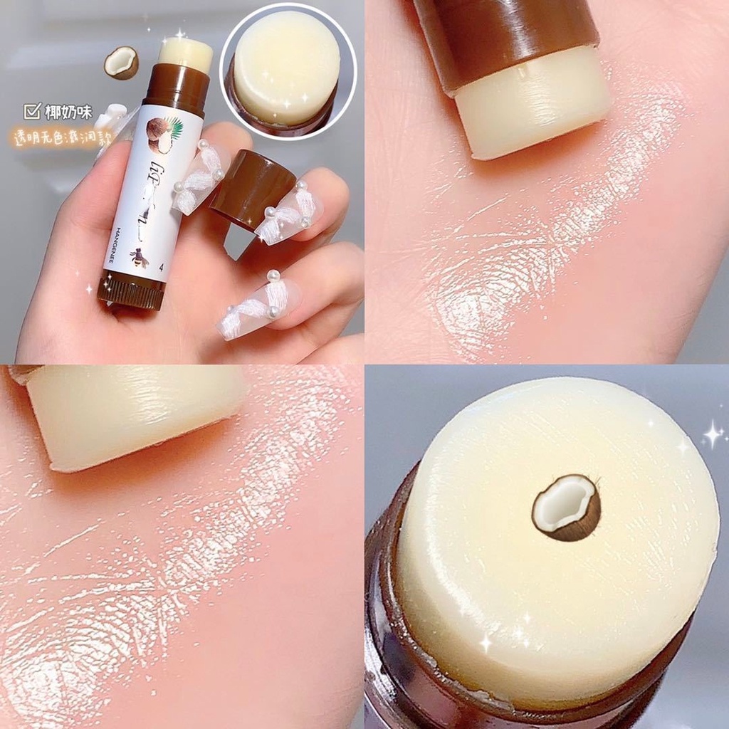 Bộ 3 Son Dưỡng Môi Không Màu Hương Trái Cây Thay Đổi Màu Sắc