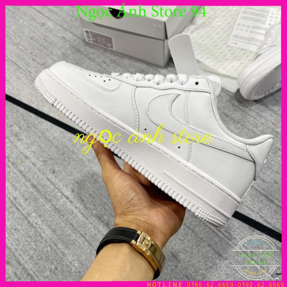 Giày thể thao nam nữ, giày_AF1 trắng air force 1 hàng đẹp full box bill