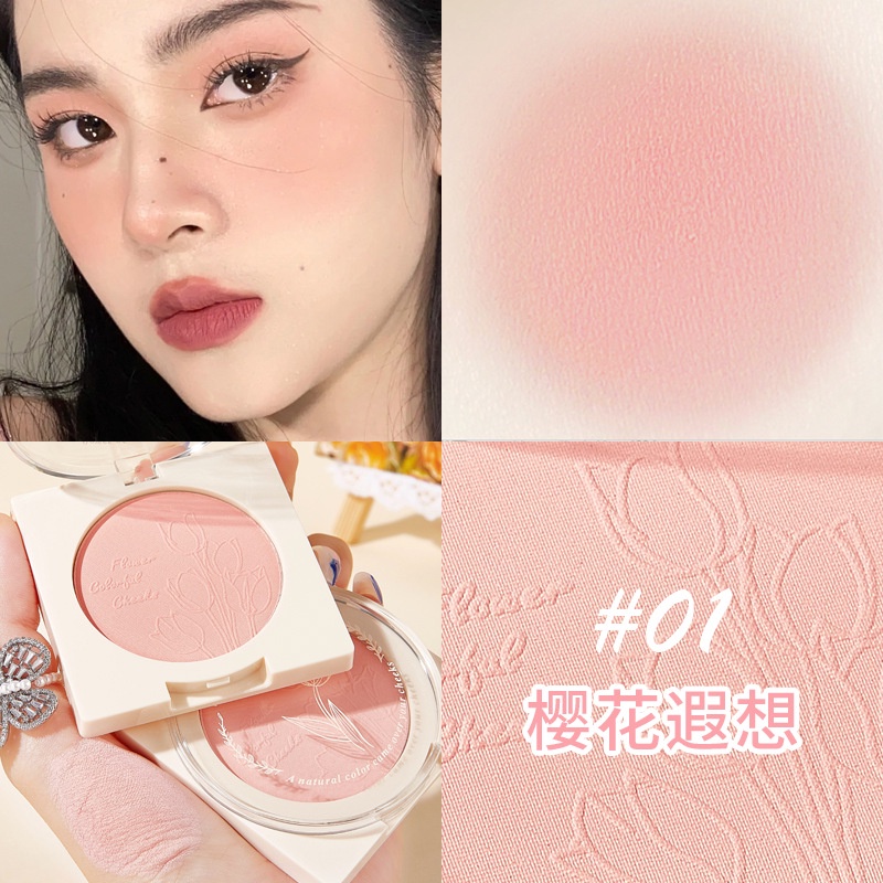 Bảng Phấn Má Hồng 4 Màu Lì Lâu Trôi Kiss Beauty